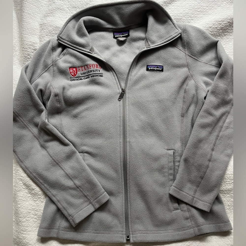 Patagonia x Stanford University Full-Zip Fleece Jacket – Gray (Women’s Small)